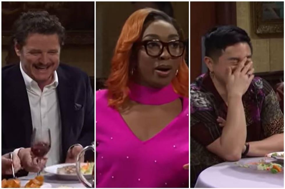 'SNL' cast can't keep it together during a sketch where Ego Nwodim battles her steak dinner