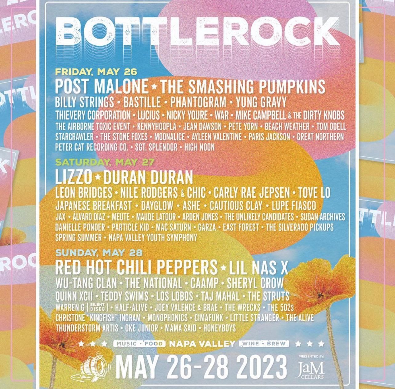 BottleRock 2023 Lineup