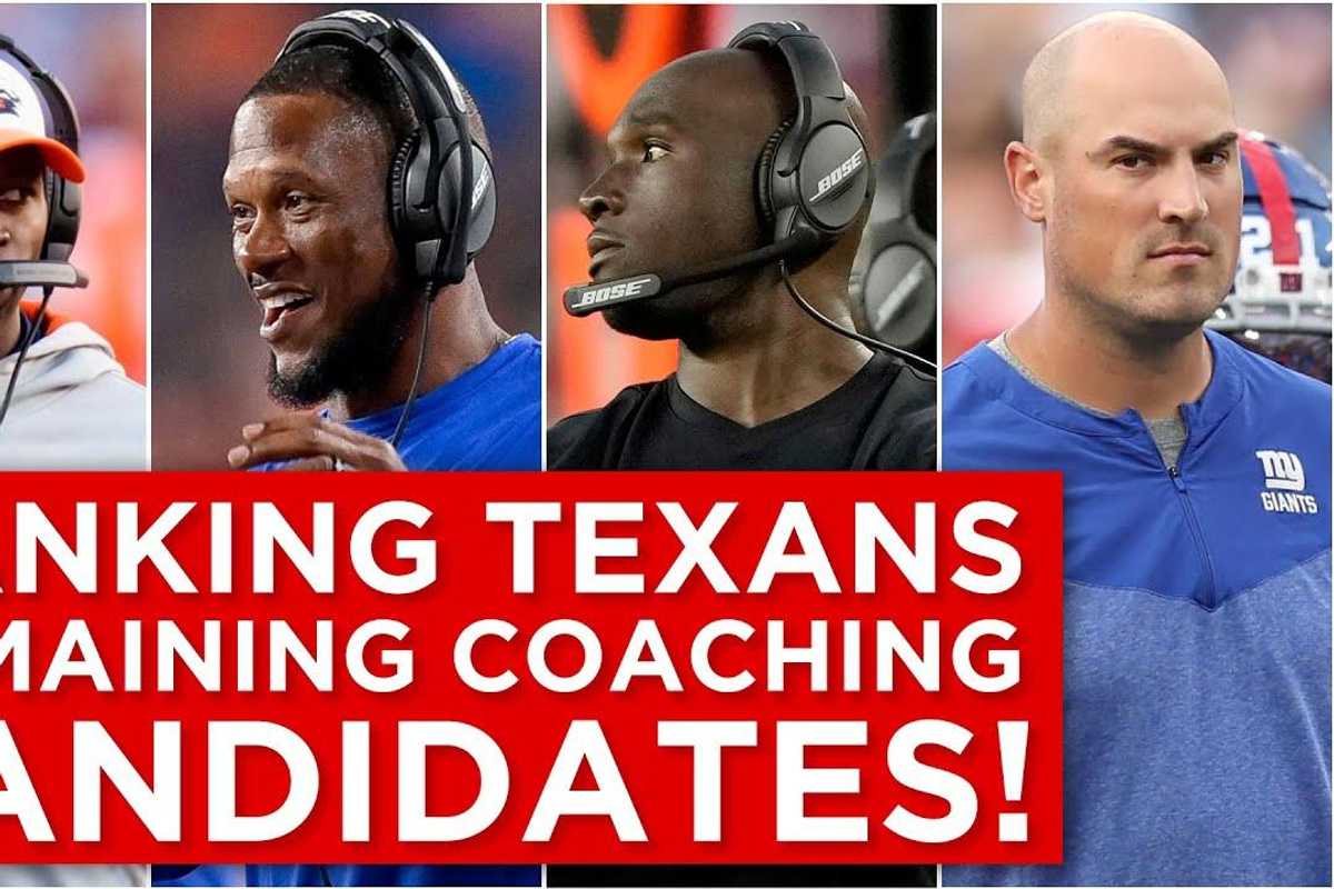 Here's a surprising ranking of remaining Houston Texans head coach candidates
