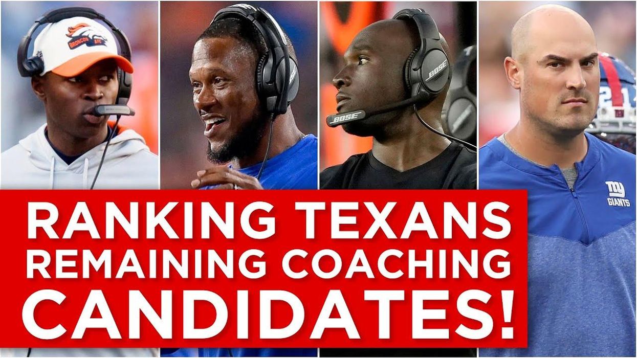 Here's a surprising ranking of remaining Houston Texans head coach candidates