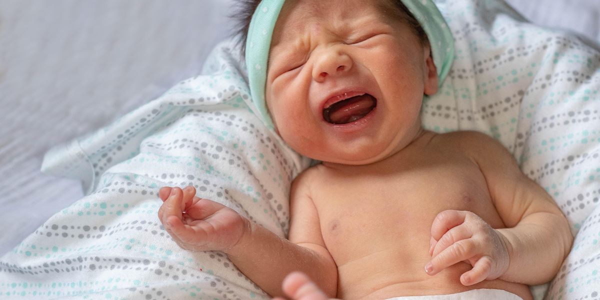 Newborn baby crying