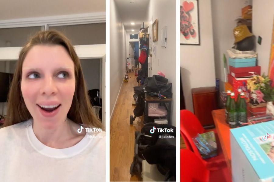 Julia Fox goes viral with a tour of her messy NYC apartment