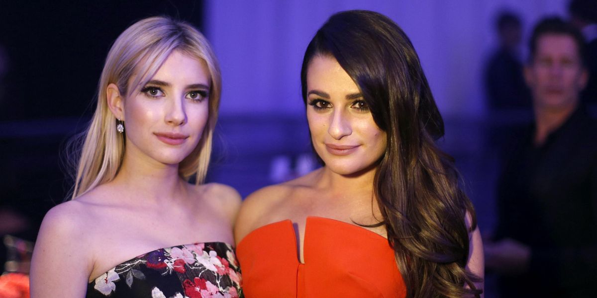 Fans Think Emma Roberts Confirmed That Lea Michele Can't Read