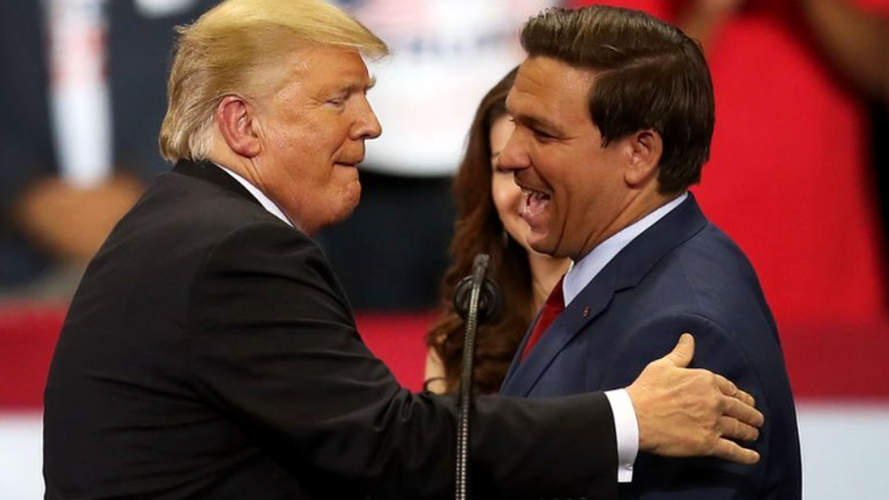 Trump and DeSantis