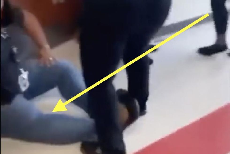 Female hs student reportedly just a 9th grader unleashes vicious beatdown on teacher 039 i don t give a f if you re an adult or not 039 | education