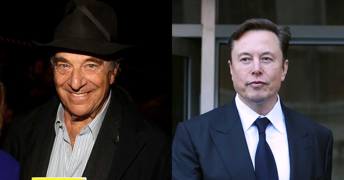 A split image with Paul Pelosi on the left and Elon Musk on the right