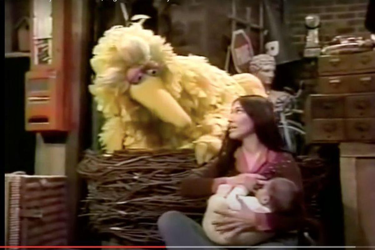 buffy sainte-marie breastfeeding on sesame street