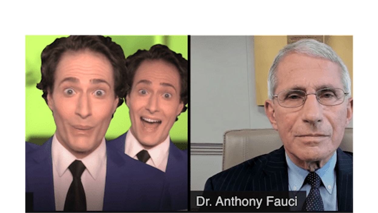 Randy rainbow Gee Anthony Fauci