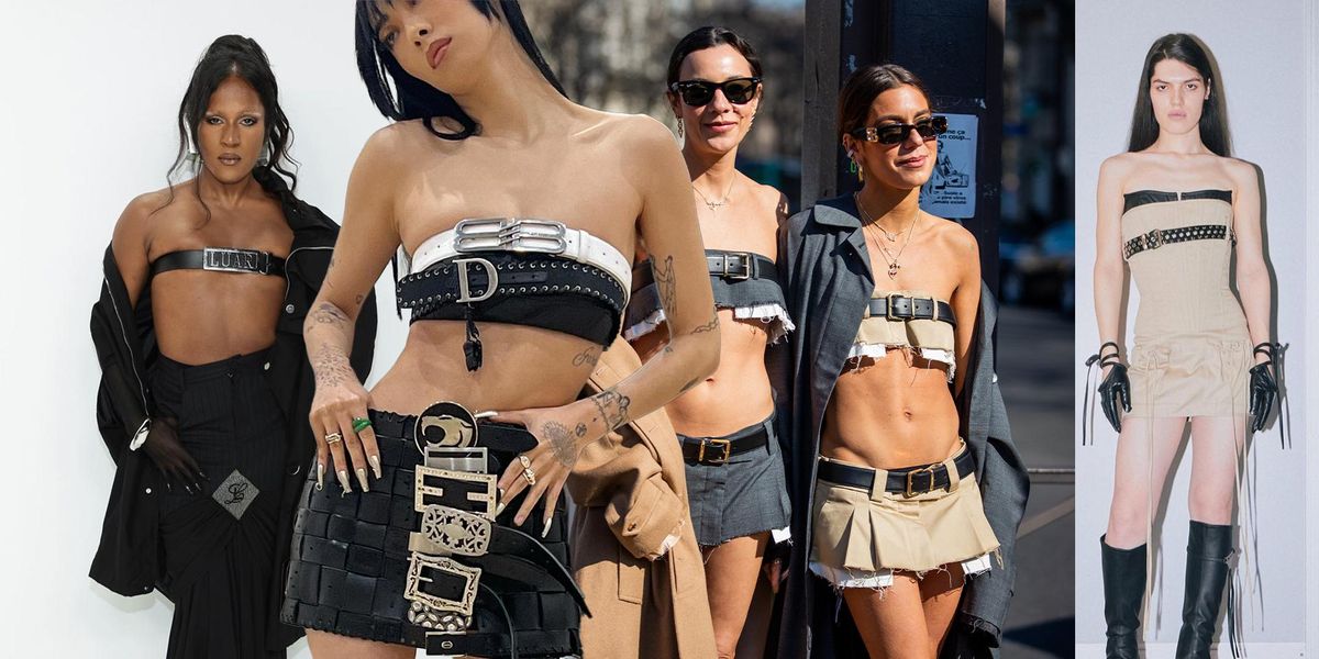 Why Fashion People Are Wearing Belts in the Most Chaotic Way Possible