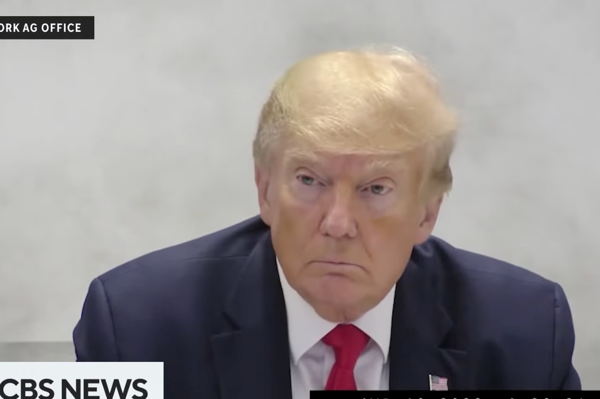 Donald Trump taking Fifth