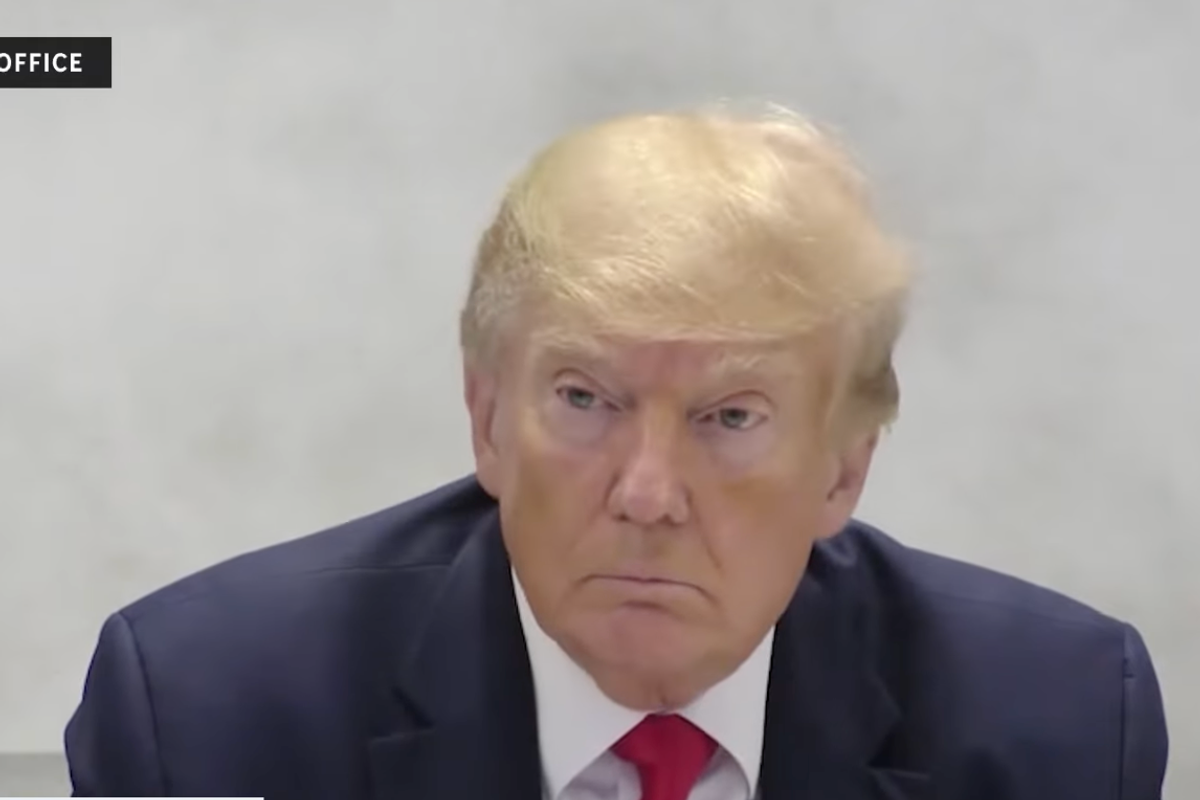 Donald Trump taking Fifth