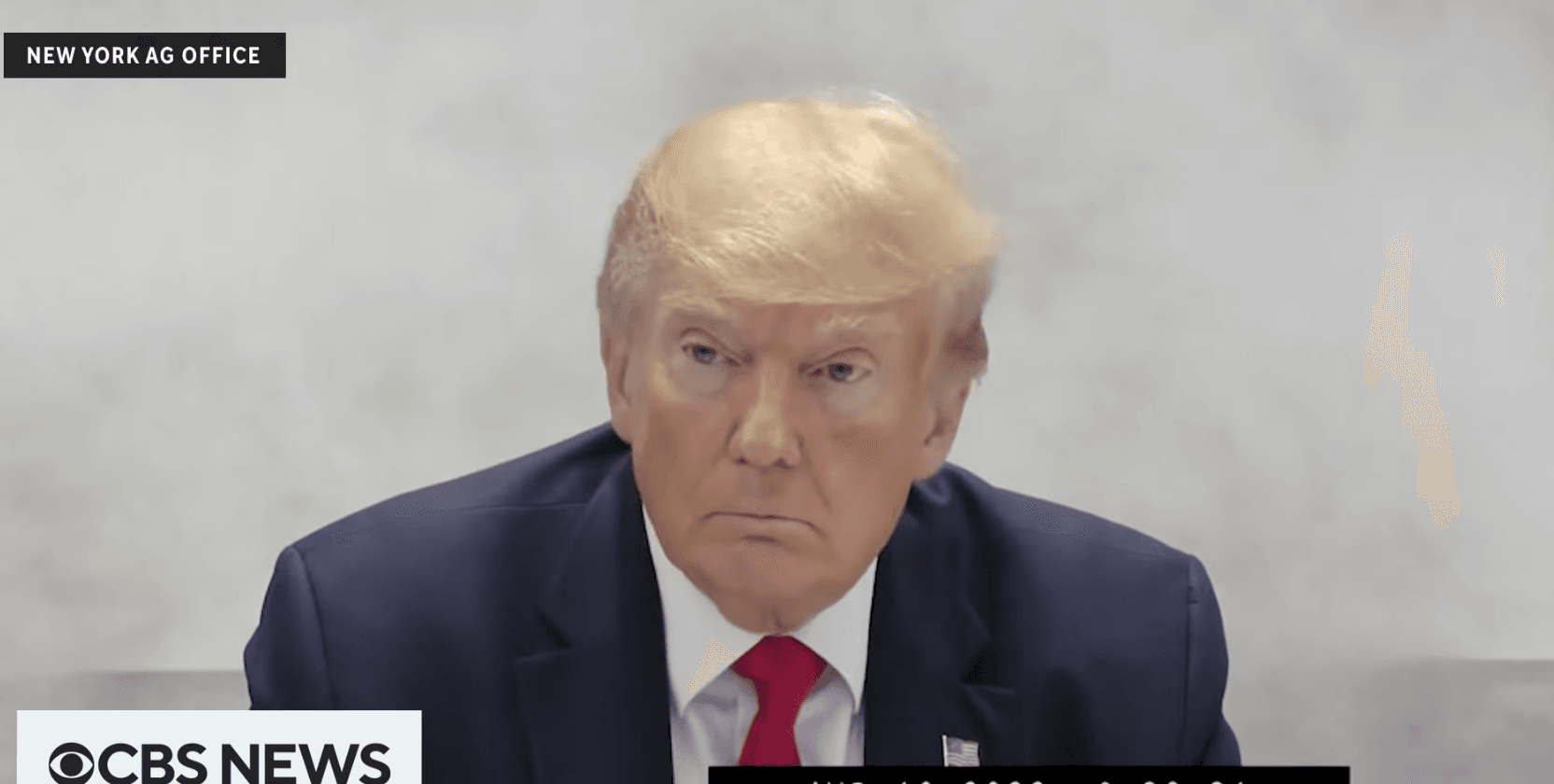 Donald Trump taking Fifth
