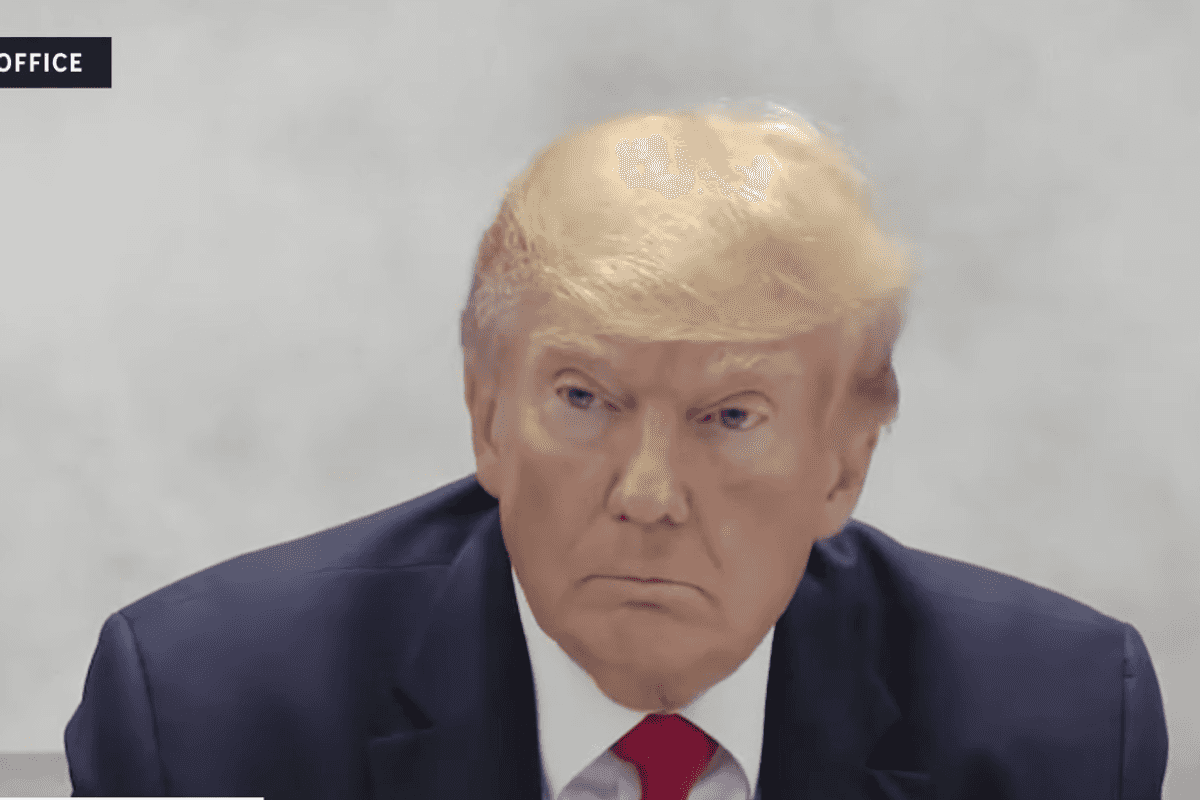 Donald Trump taking Fifth