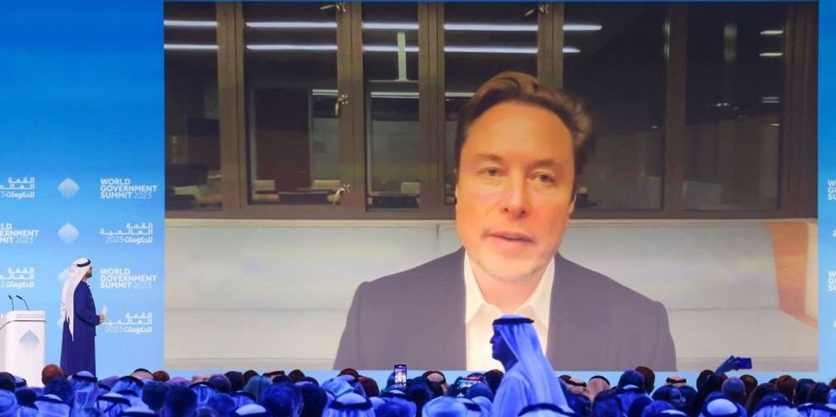 Elon Musk chooses perfect venue to condemn one-world government: 'The whole thing may collapse'