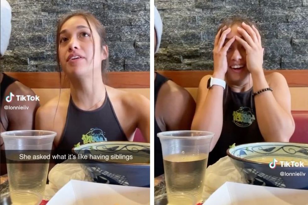 Only child asks her friends what it's like to grow up with siblings. They showed her instead.