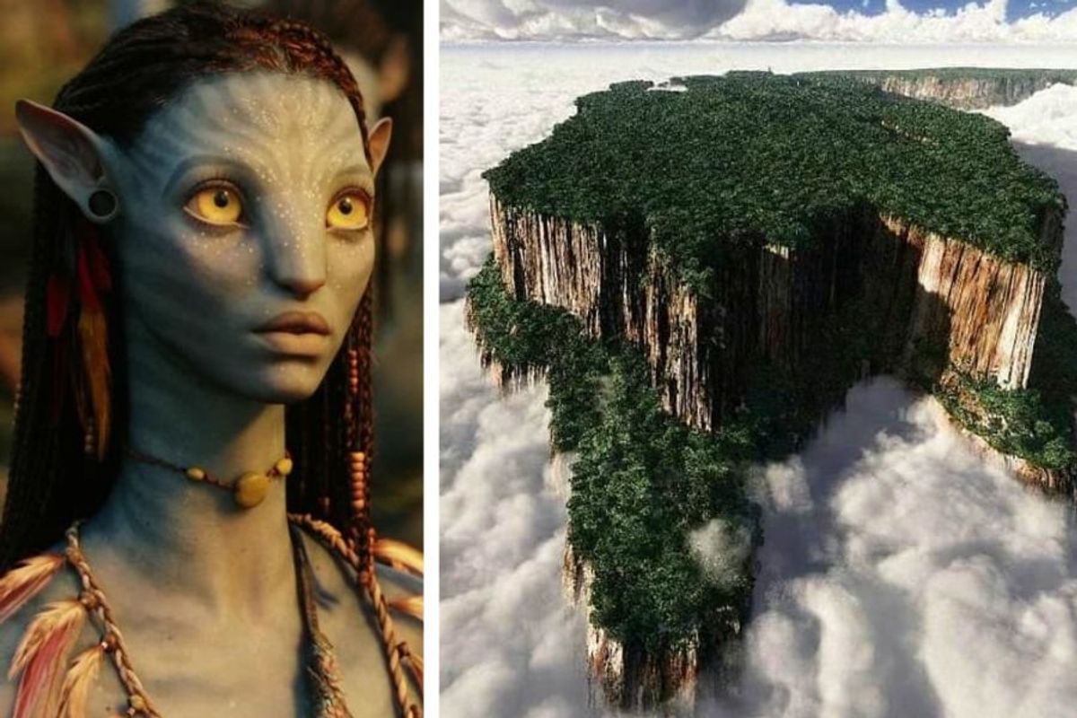 avatar way of water, avatar filming location, mount roraima