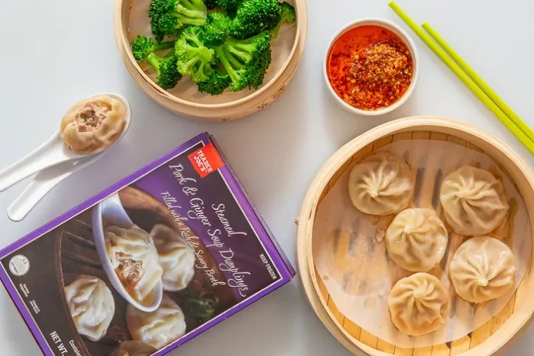 Is it Fish Free Trader Joe's Steamed Chicken Soup Dumplings