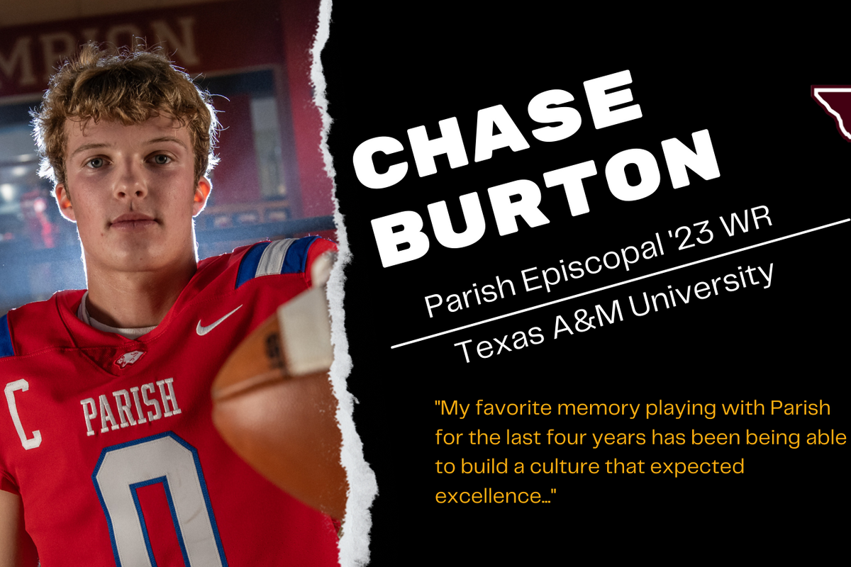 Parish Episcopal's Chase Burton signs with Texas A&M Football