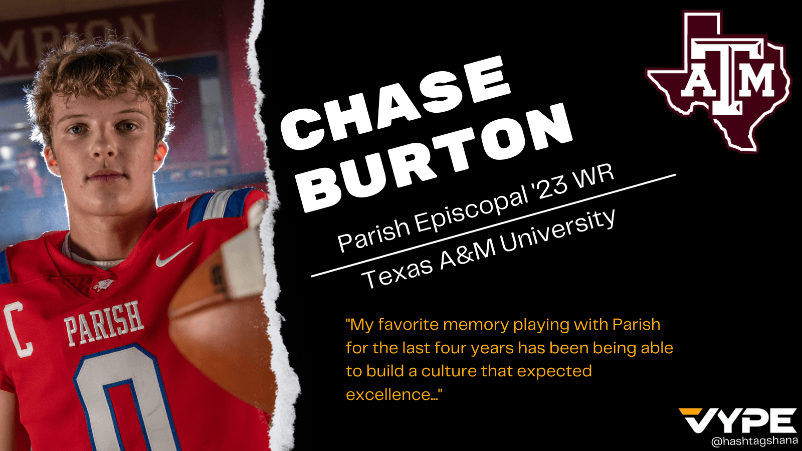 Parish Episcopal's Chase Burton signs with Texas A&M Football