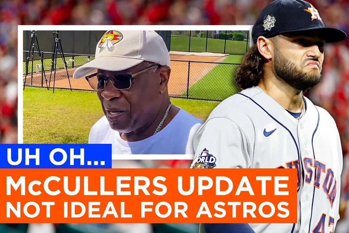 Houston Astros update on Lance McCullers is raising some concerns