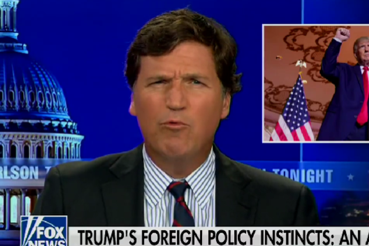 Tucker-By-Numbers Reads His Russian Propaganda Mad Lib After Biden Ukraine Visit