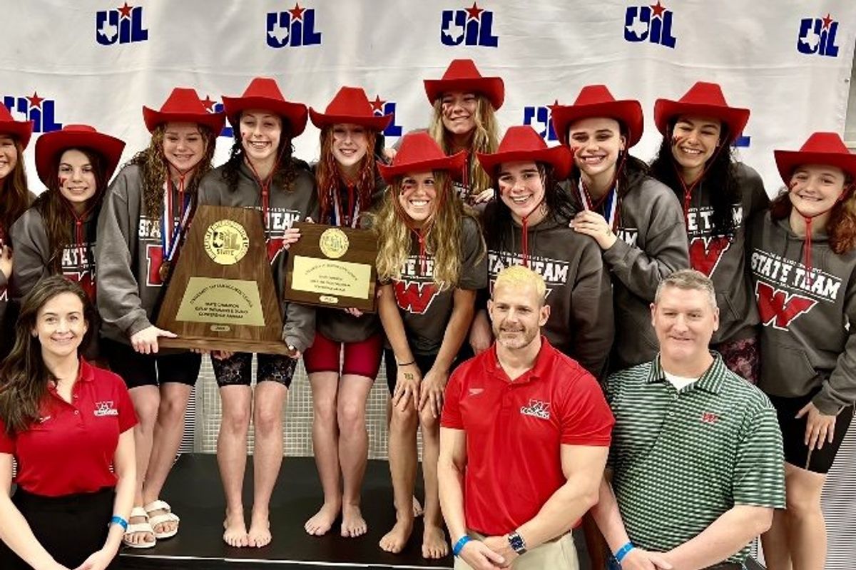 FIRST-PLACE PLUNGE: TWHS Swim takes home UIL State Title