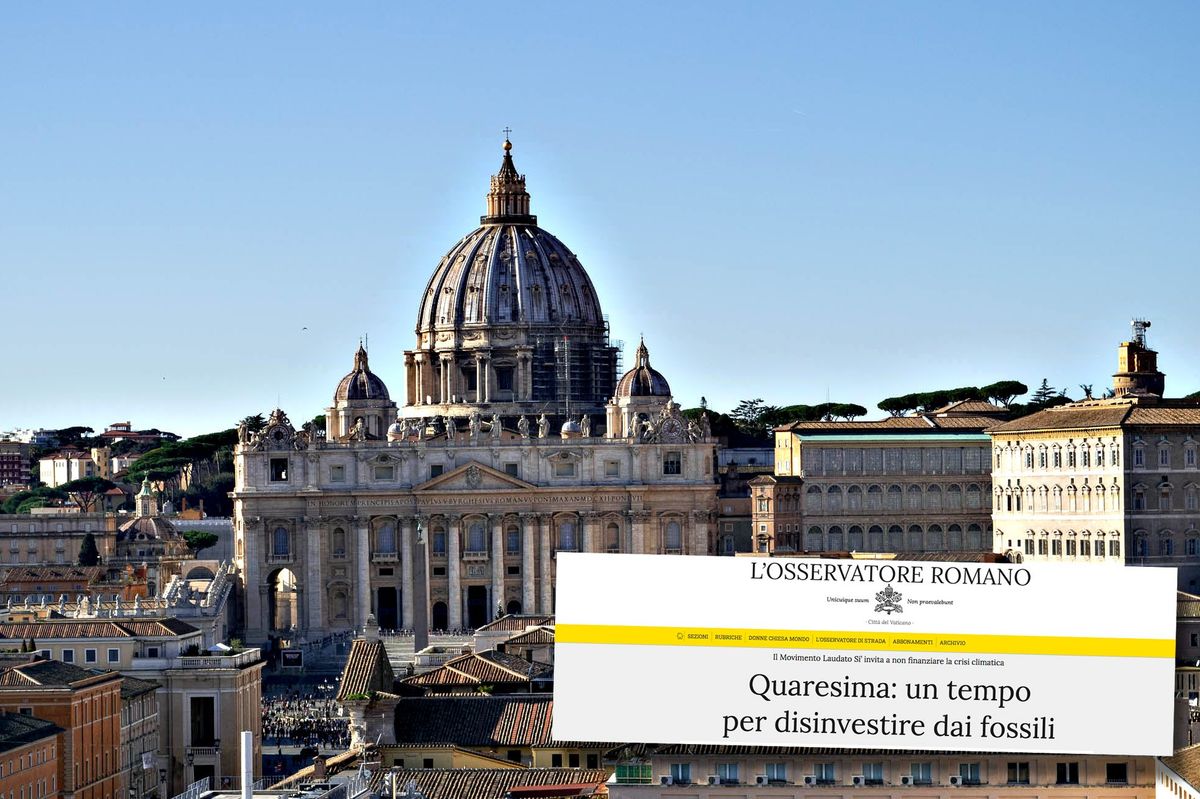 Il giornale del Papa fa verde la Quaresima