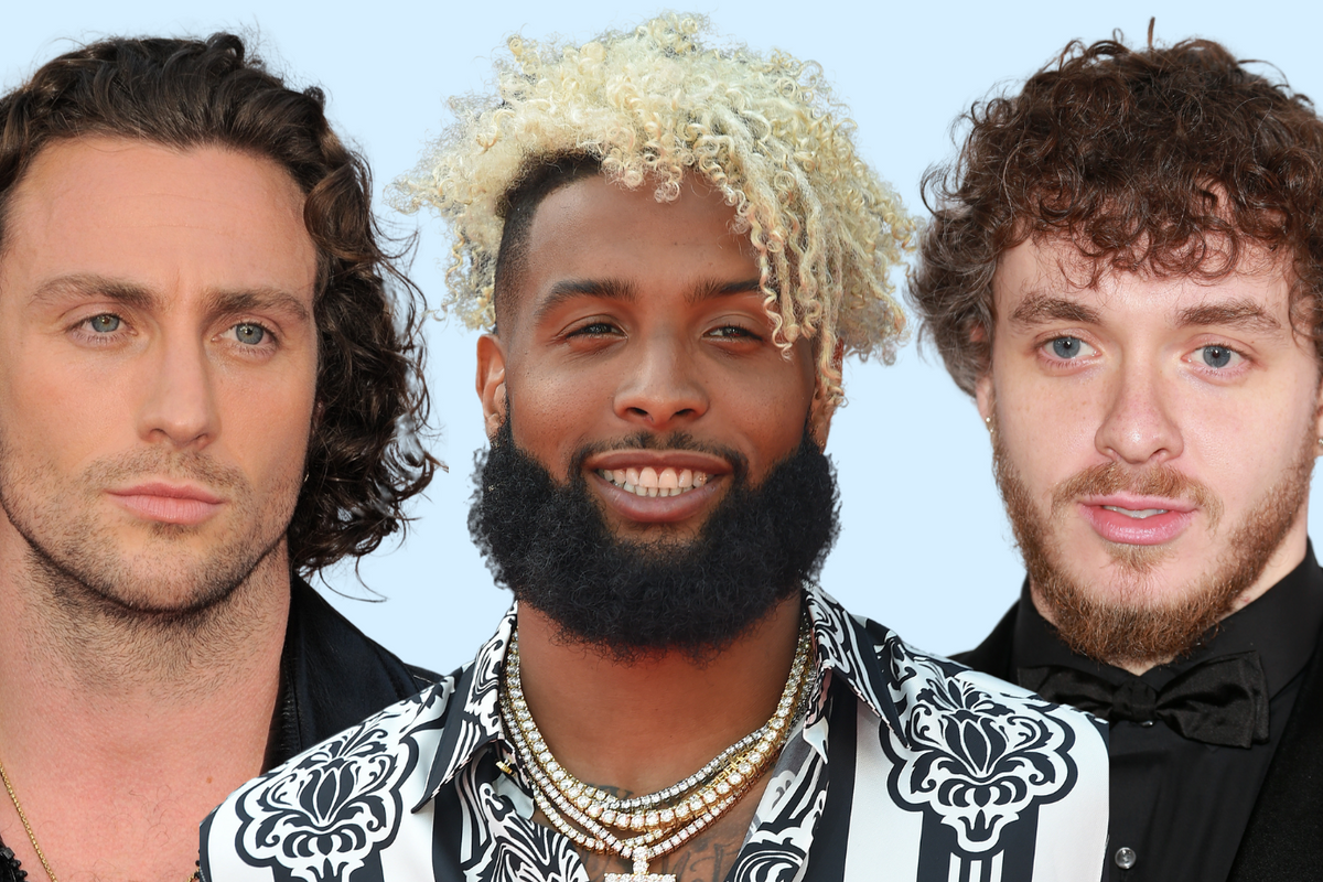 Male celebrities with curly hair