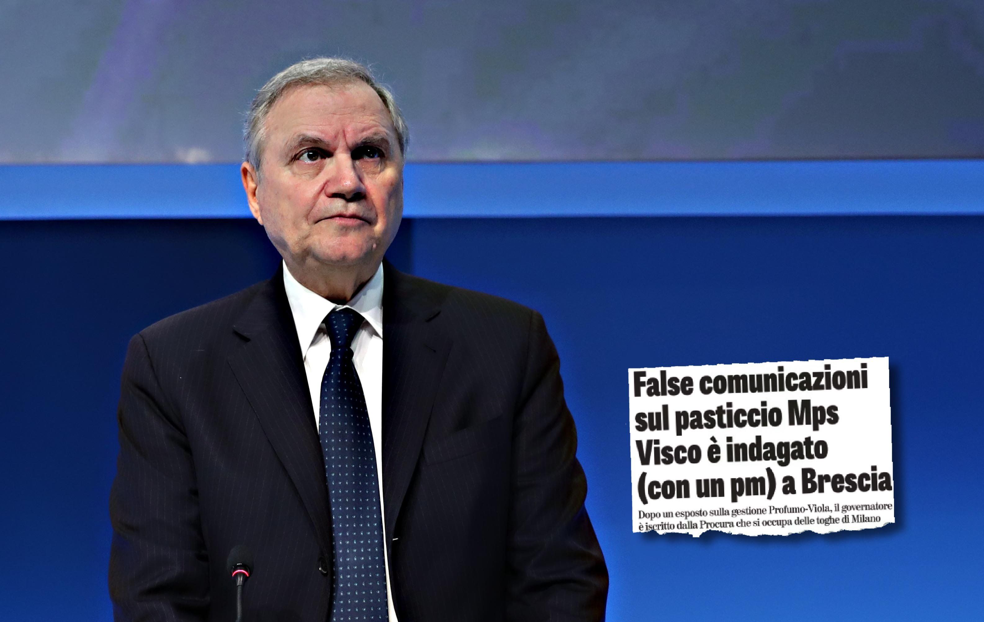 Visco indagato, la Procura conferma