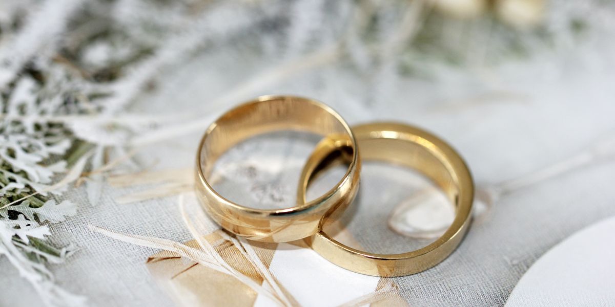 Pair of wedding rings