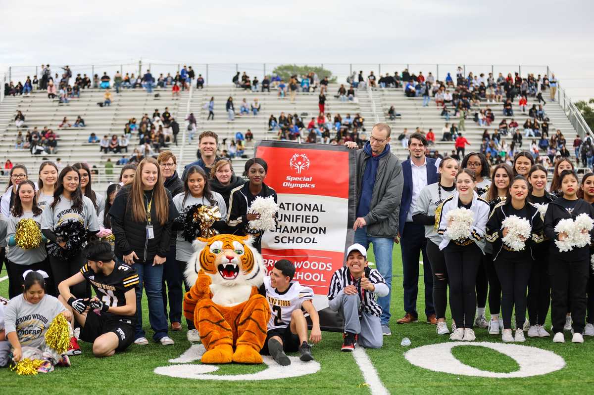 ALL MEANS ALL: Spring Woods Recognized As A National Unified Champion School