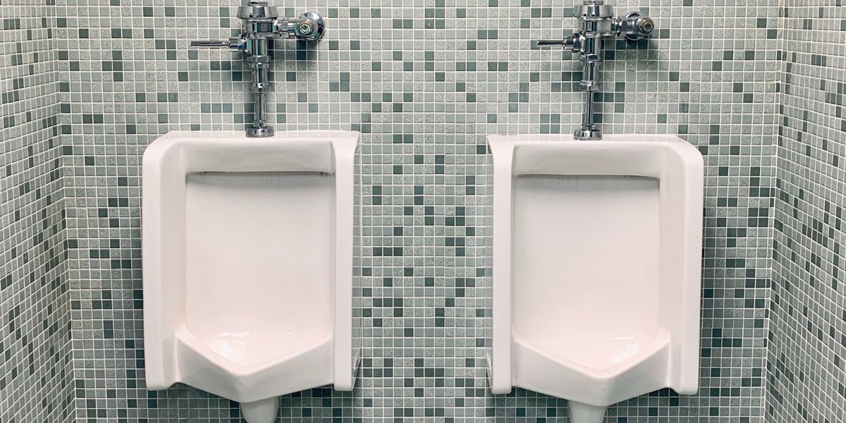 Two urinals
