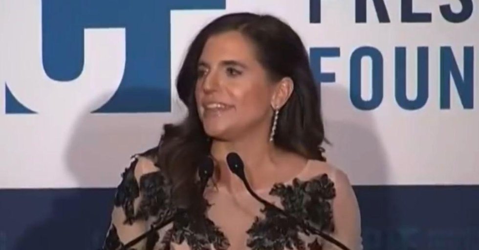 Screenshot of Nancy Mace from the annual Washington Press Club Foundation Dinner