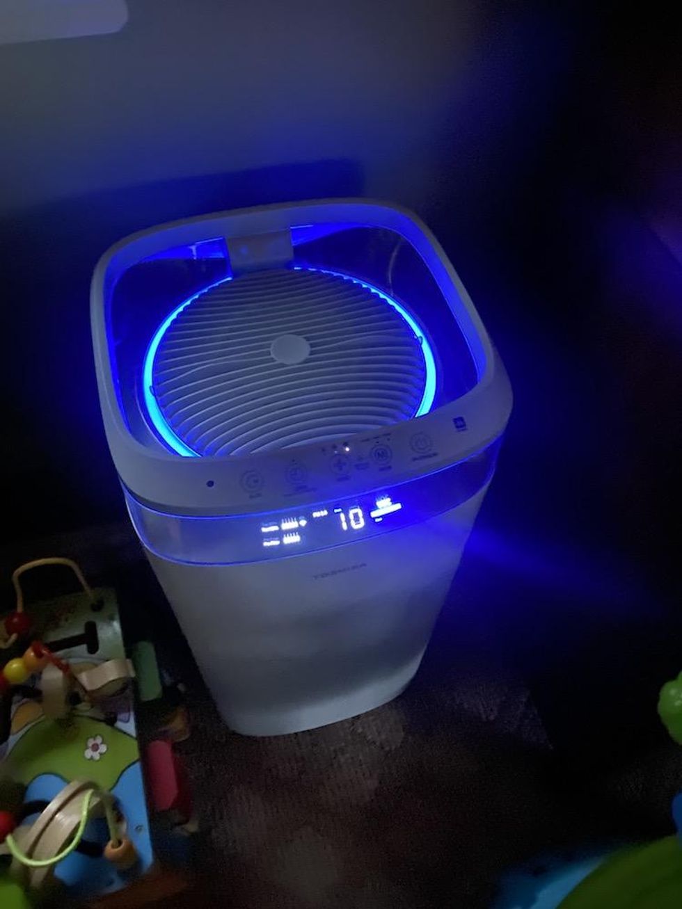 Toshiba Smart Air Purifier for Large Rooms with Alexa Review Gearbrain