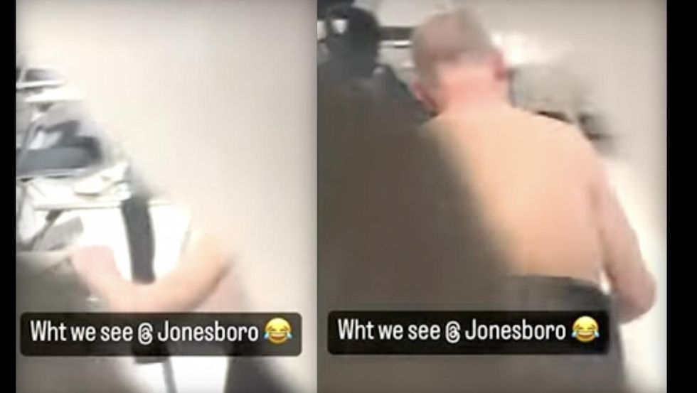 Video allegedly shows shirtless HS teacher seemingly masturbating in empty classroom during lunch; parents furious he’s apparently still on the job Video allegedly shows shirtless HS teacher seemingly masturbating in empty classroom during lunch; parents furious he’s apparently still on the job