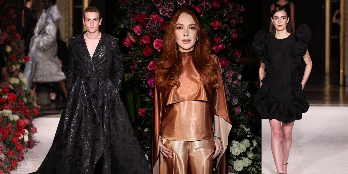 Lindsay Lohan Makes Rare NYFW Appearance to Support Her Model Siblings