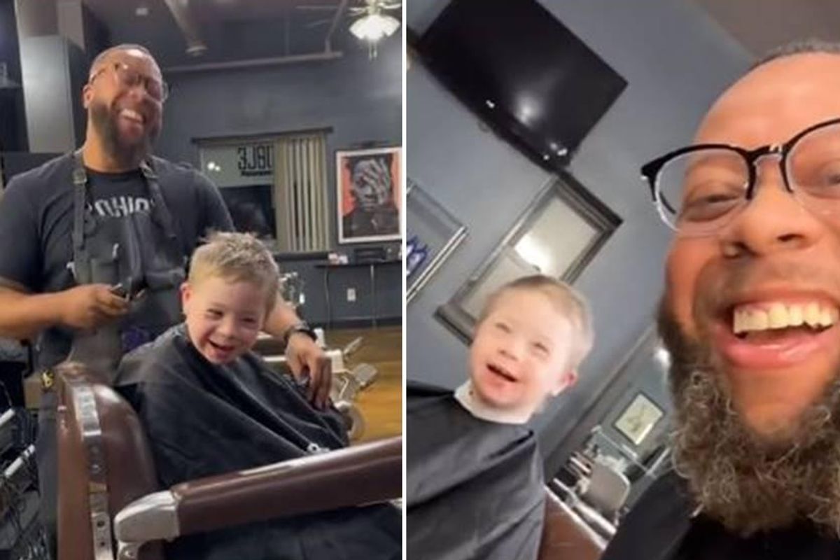 vernon jackson, down syndrome, special needs barber