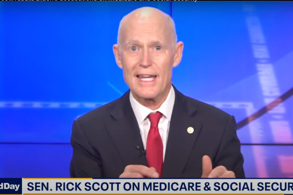 Gotta Love Joe Biden, Mitch McConnell's Tag-Team Bipartisan Rick Scott Pantsing