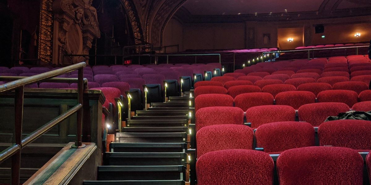 Empty movie auditorium
