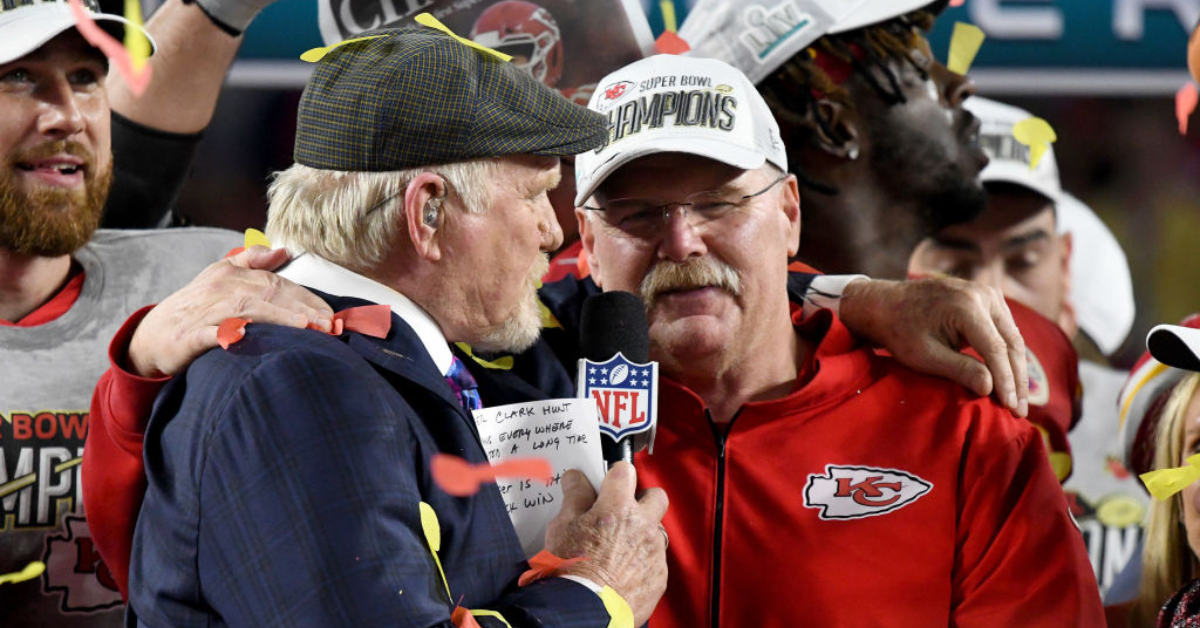 Terry Bradshaw and Andy Reid