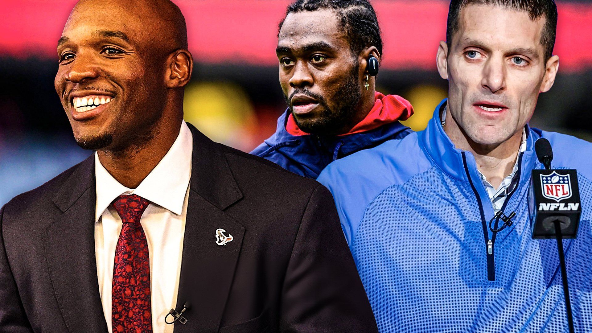 Texans DeMeco Ryans, Brandin Cooks, Nick Caserio