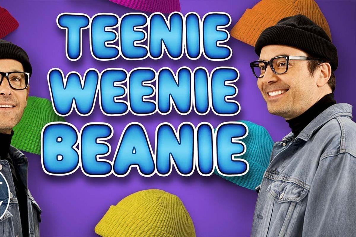 paul rudd, jimmy fallon, teenie weanie beanie song