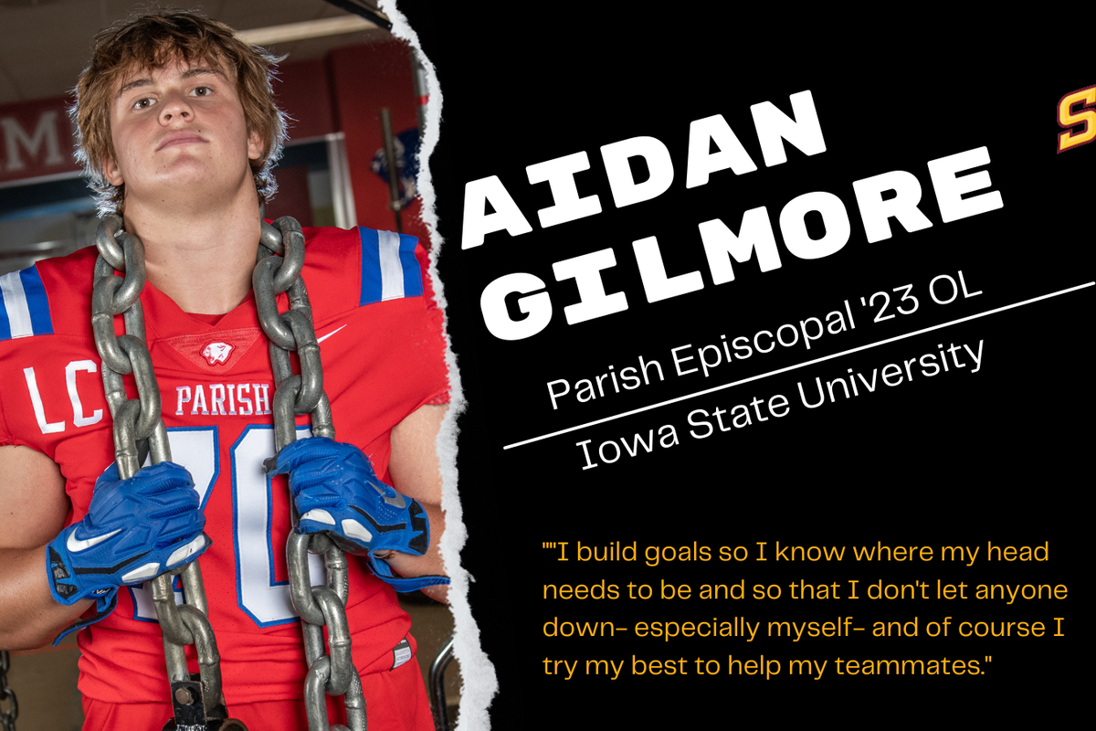 Parish Panthers star OL, Aidan Gilmore, signs with Iowa State football