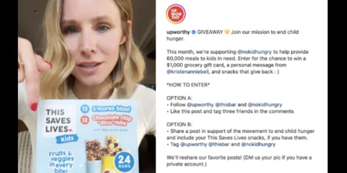 Win $1,000 and a personal message from Kristen Bell - Upworthy