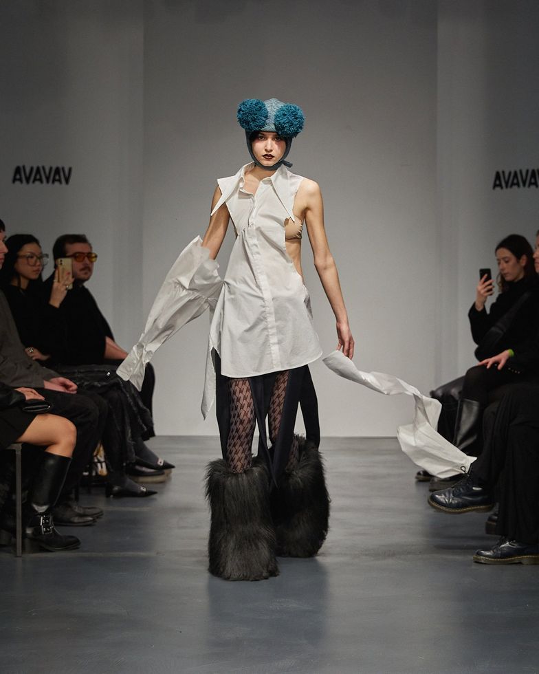 RM at Bottega Veneta Fashion Show 2023 in Milan Italy