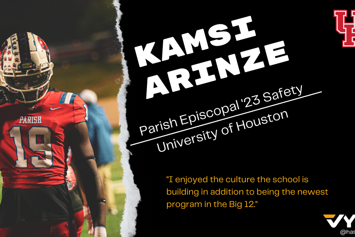EXCLUSIVE INTERVIEW: Kamsi Arinze commits to UH Football