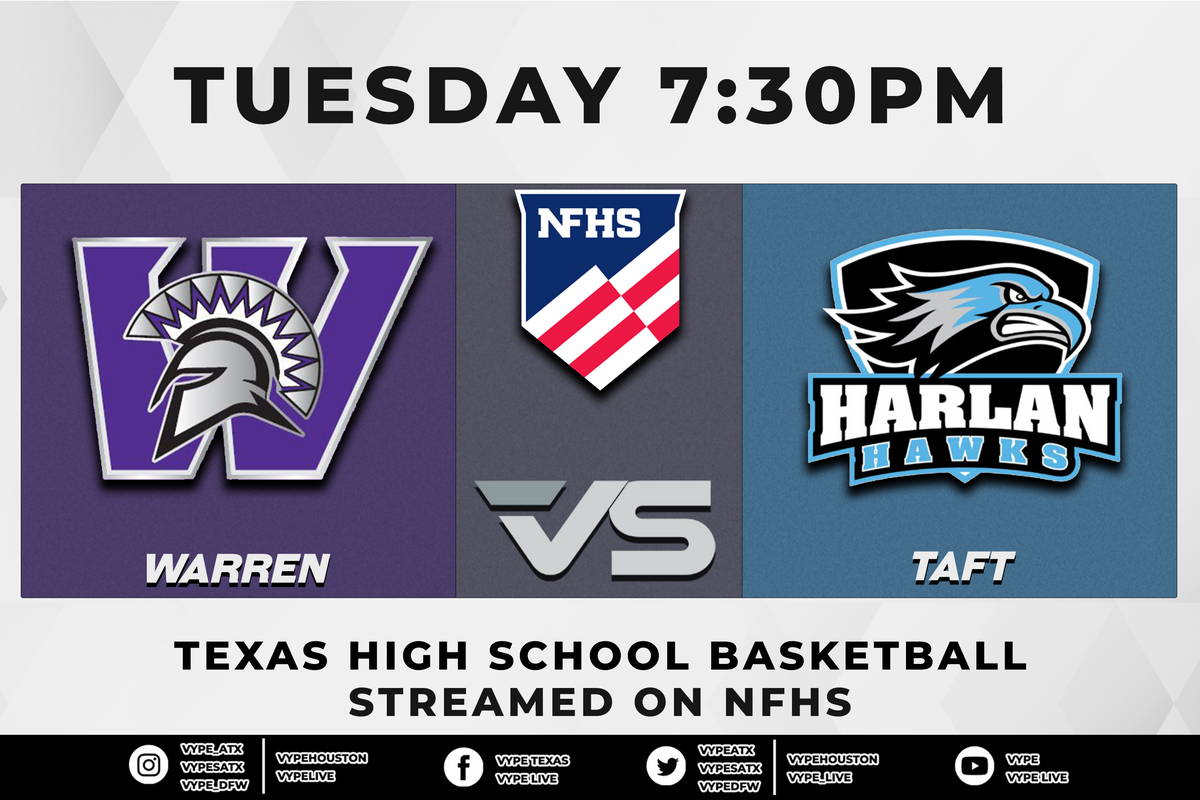 7PM - NFHS | 6A Boys Basketball, Reg. IV Quarterfinal: Warren vs. Harlan