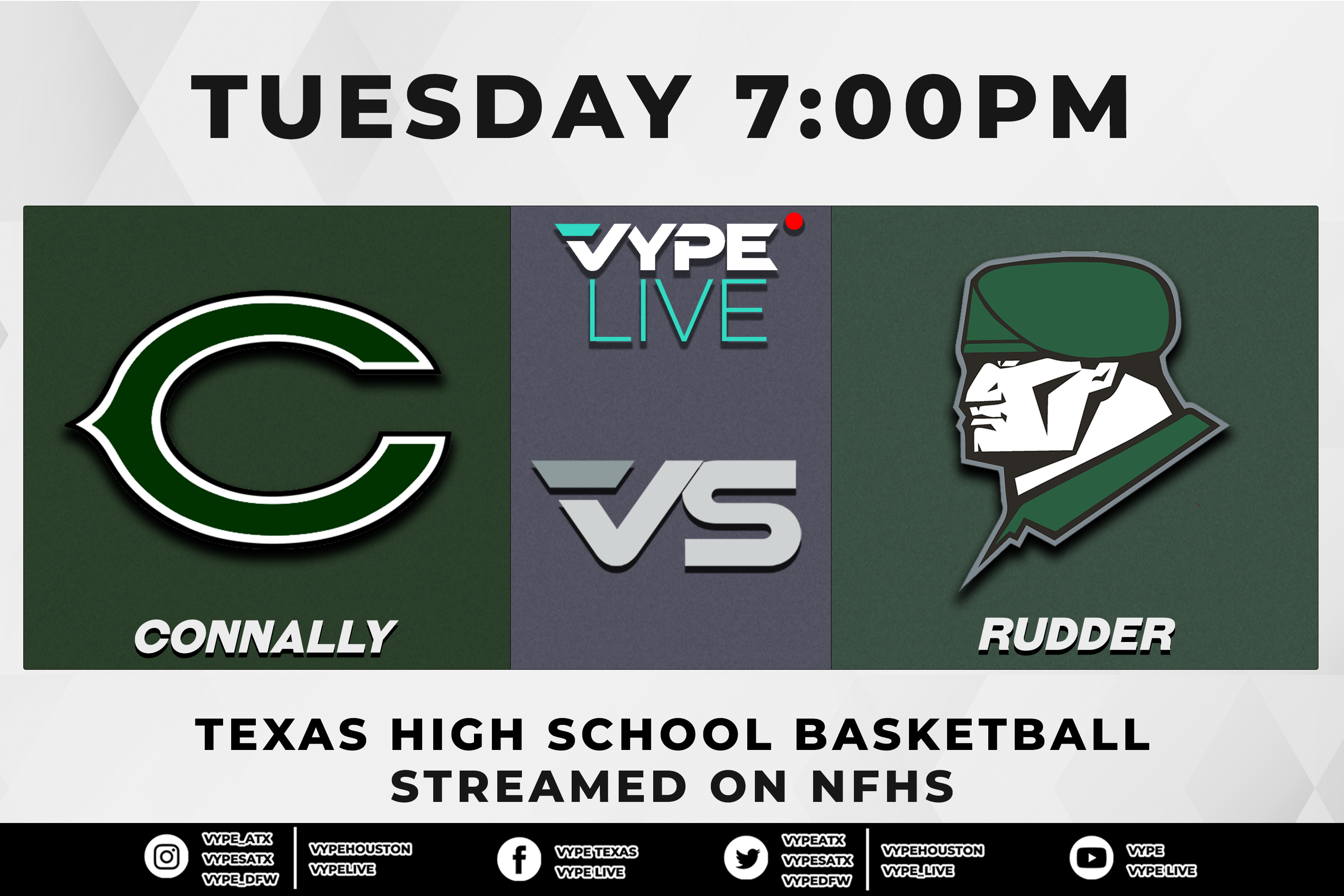 7PM - NFHS | 5A Boys Basketball, Reg. III Quarterfinal: Connally vs. Bryan Rudder