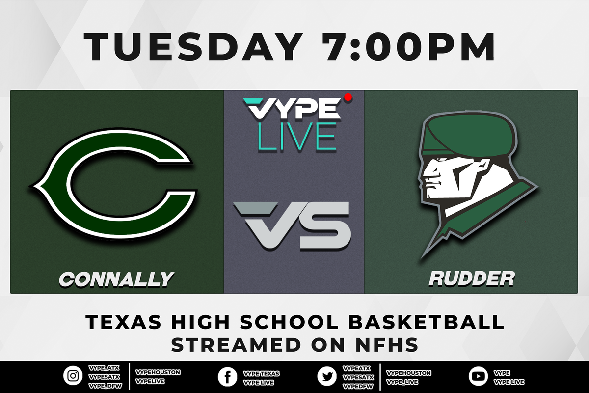 7PM - NFHS | 5A Boys Basketball, Reg. III Quarterfinal: Connally vs. Bryan Rudder