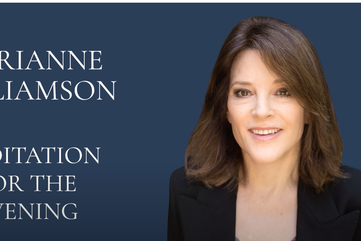 Giant Flake Marianne Williamson Ain't No 'Major Democrat.' What's Wrong With You, AP?